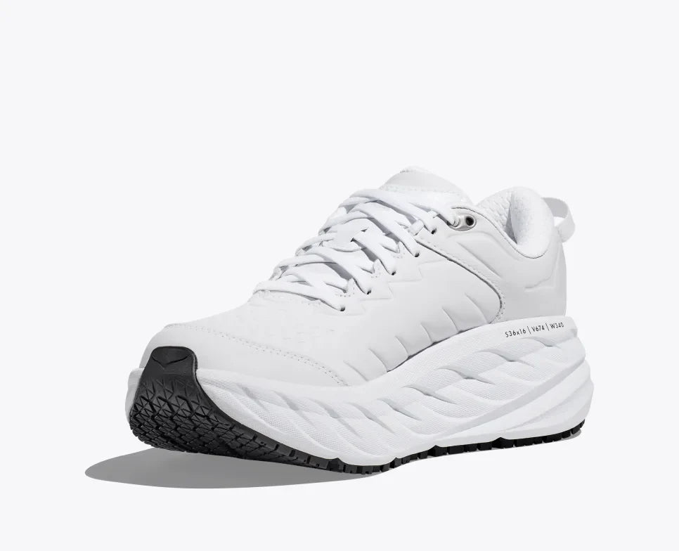  Women's HOKA Bondi Slip-Resistant - 1110521-WHT