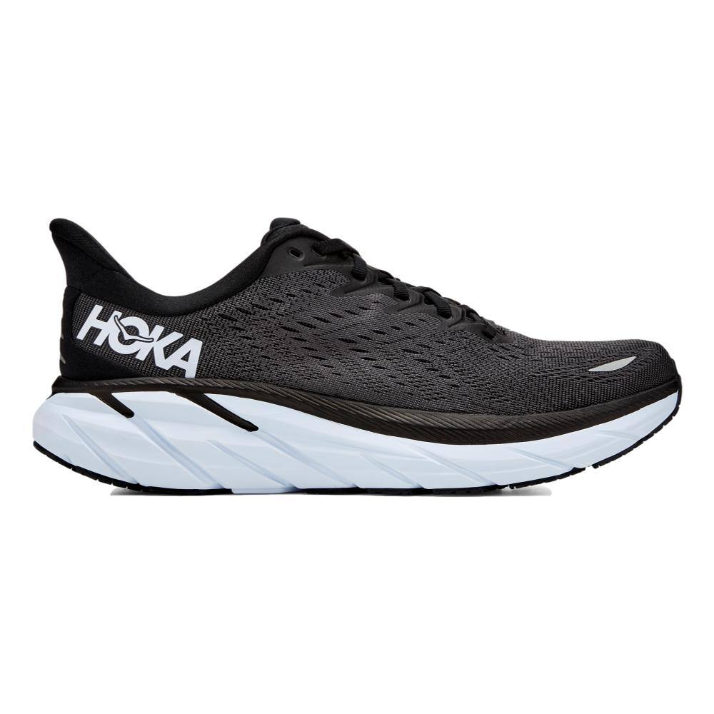  Men's HOKA Clifton 8 (Wide - 2E) - 1121374-BWHT
