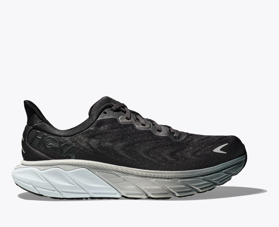  Men's HOKA Arahi 6 (Wide - 2E) - 1123196-BWHT