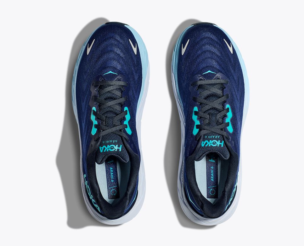  Men's HOKA Arahi 6 (Wide - 2E) - 1123196-OSBB