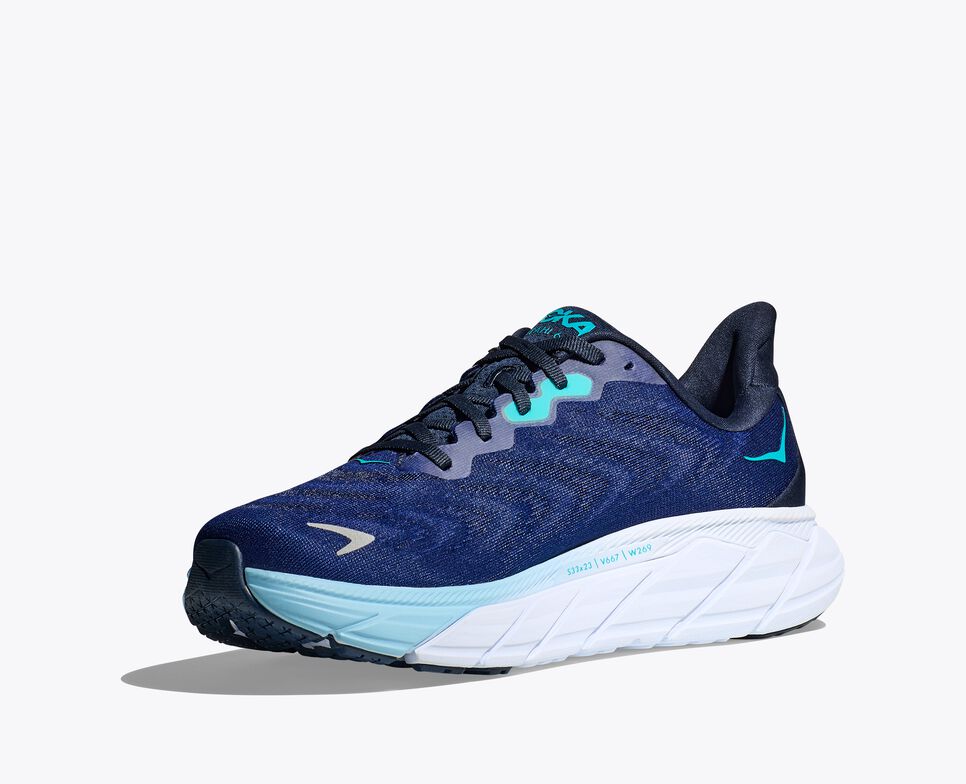  Men's HOKA Arahi 6 (Wide - 2E) - 1123196-OSBB