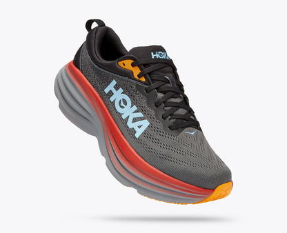  Men's HOKA Bondi 8 (Wide - 2E) - 1127953-ACTL