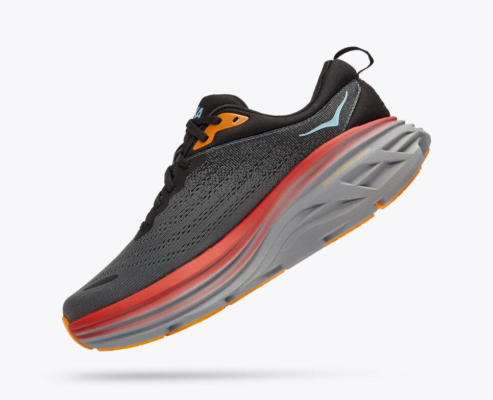  Men's HOKA Bondi 8 (Wide - 2E) - 1127953-ACTL