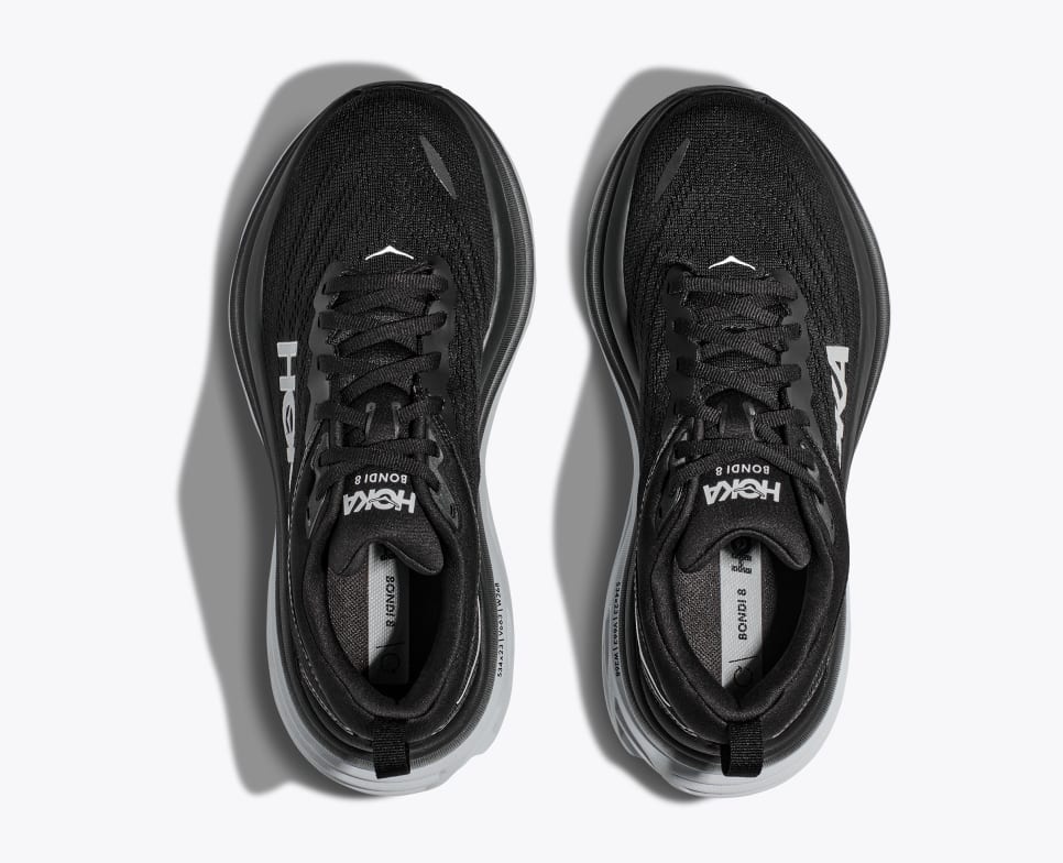  Men's HOKA Bondi 8 (Extra Wide - 4E) - 1127955-BWHT