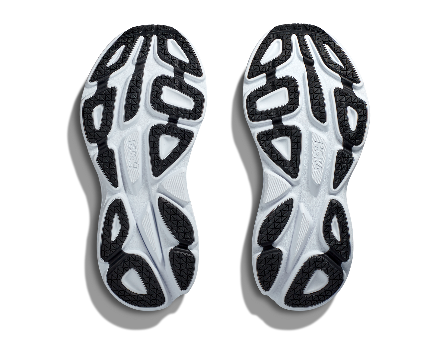  Men's HOKA Bondi 8 (Wide - 2E) - 1127953-BWHT