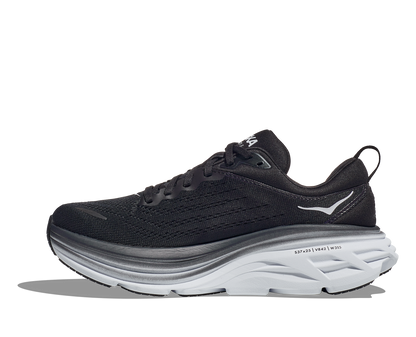  Men's HOKA Bondi 8 (Wide - 2E) - 1127953-BWHT