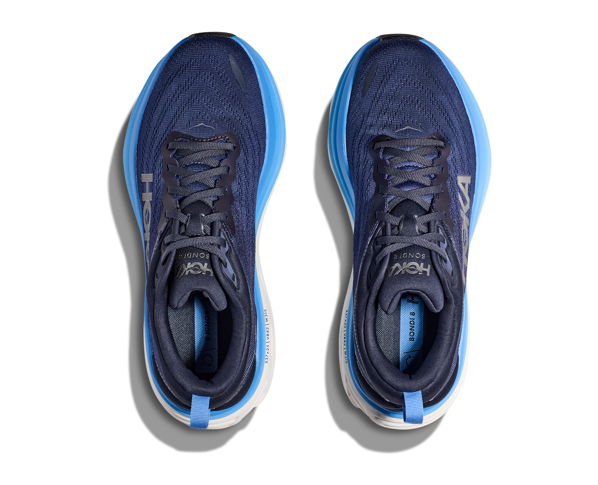  Men's HOKA Bondi 8 (Wide - 2E) - 1127953-OSAA