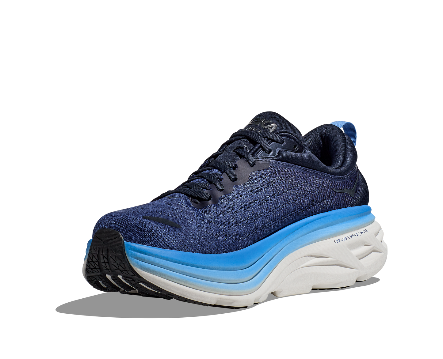  Men's HOKA Bondi 8 (Wide - 2E) - 1127953-OSAA
