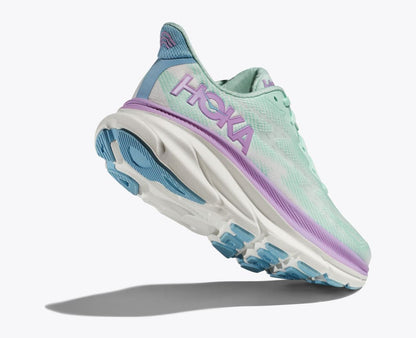  Women's HOKA Clifton 9 (Wide - D) - 1132211-SOLM