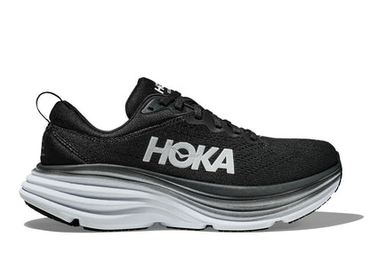  Men's HOKA Bondi 8 (Wide - 2E) - 1127953-BWHT