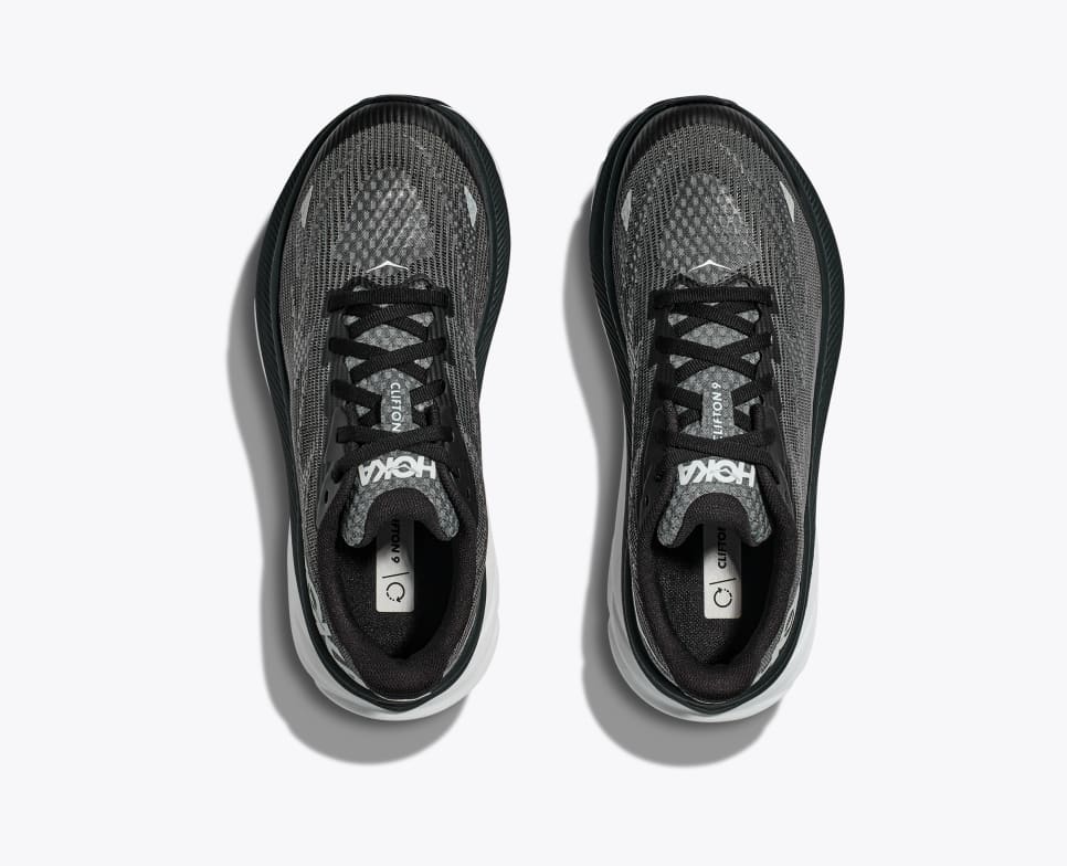  Kid's HOKA Clifton 9 - 1131170-BWHT