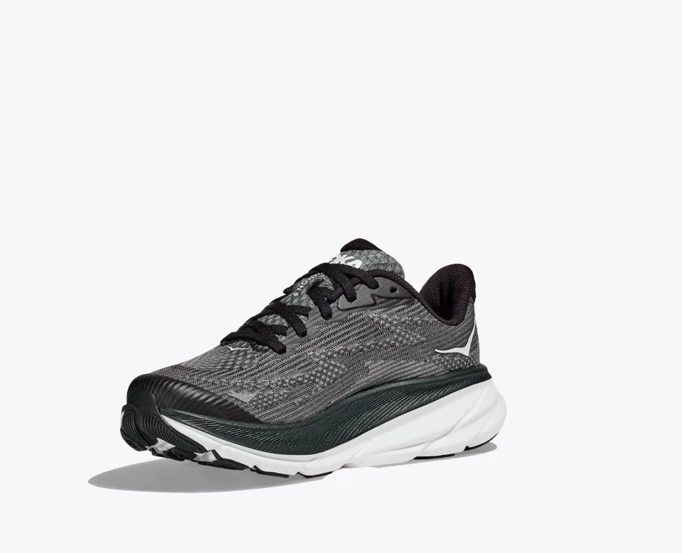  Kid's HOKA Clifton 9 - 1131170-BWHT