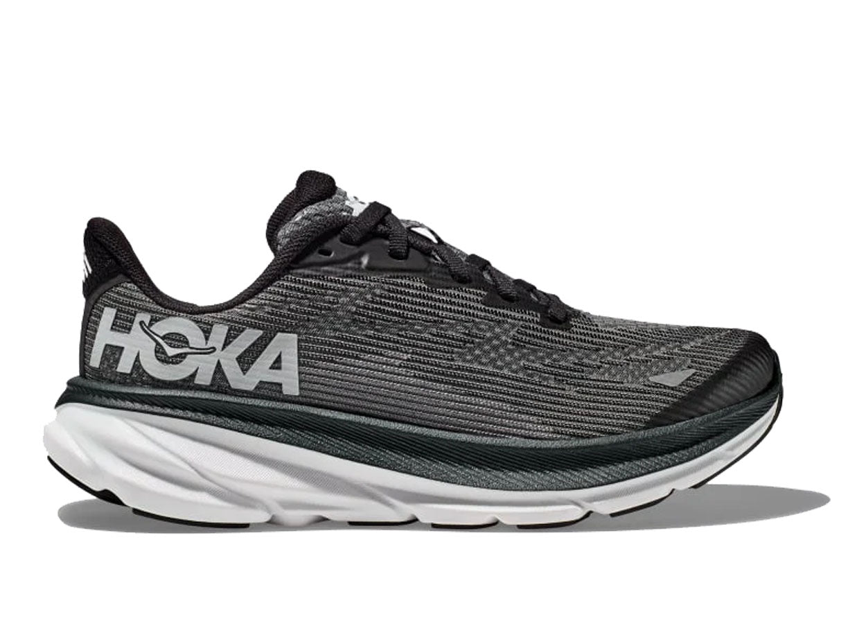  Kid's HOKA Clifton 9 - 1131170-BWHT