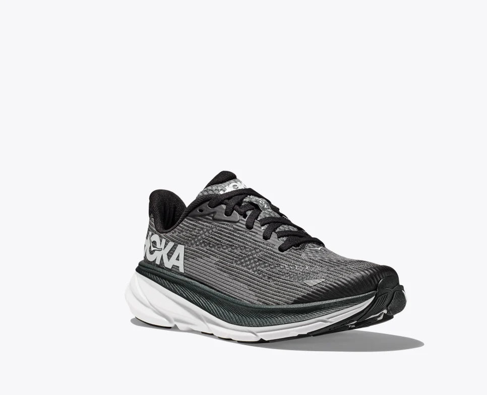  Kid's HOKA Clifton 9 - 1131170-BWHT