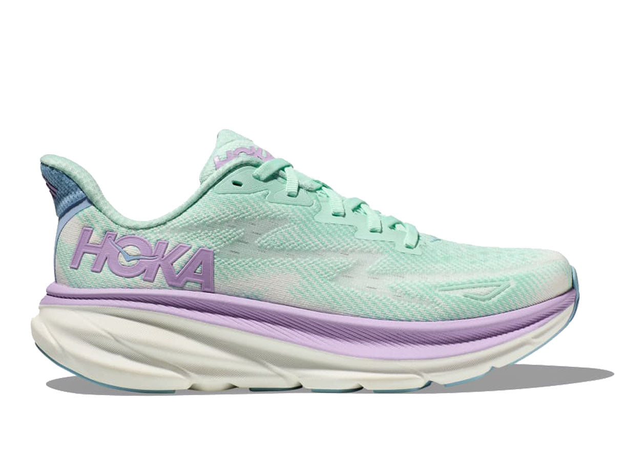  Women's HOKA Clifton 9 (Wide - D) - 1132211-SOLM