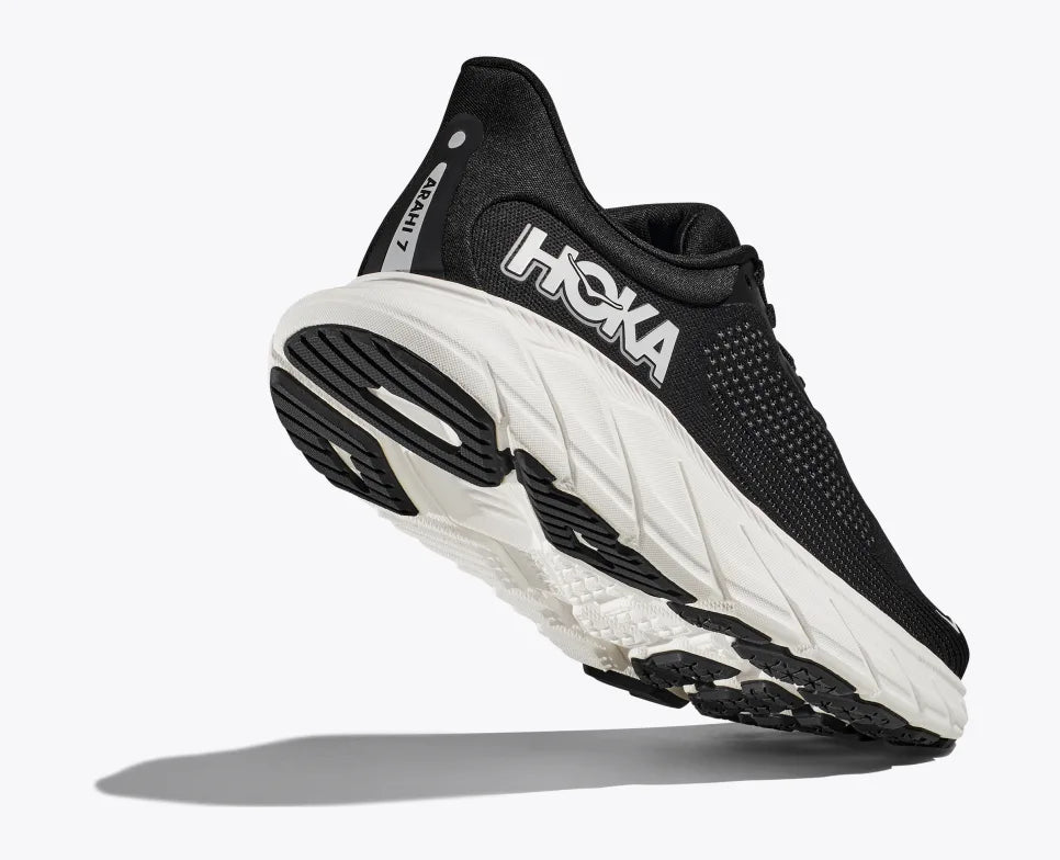  Men's HOKA Arahi 7 (Wide - 2E) - 1147870-BWHT