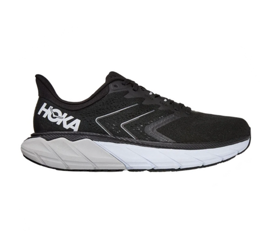  Men's HOKA Arahi 5 (Wide - 2E) - 1115011-BWHT