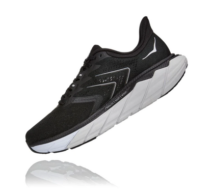  Men's HOKA Arahi 5 (Wide - 2E) - 1115011-BWHT