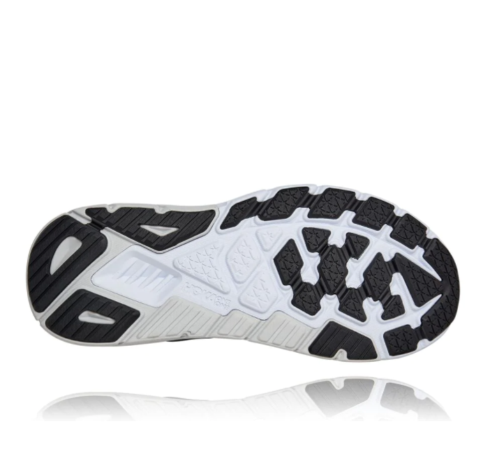 Men's HOKA Arahi 5 (Wide - 2E) - 1115011-BWHT
